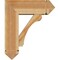 Ekena Millwork Legacy Arts and Crafts Rough Sawn Bracket w/ Offset Brace, Western Red Cedar, 8"W x 22"D x 26"H BKT0806X22X26LEC03RWR - alternate 4